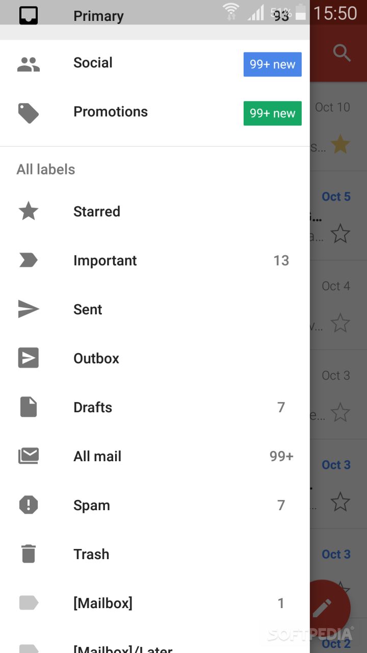 Gmail screenshot #4