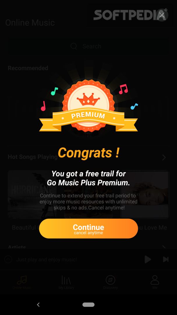 GO Music Plus Player- Free Music, Radio, MP3 screenshot #1