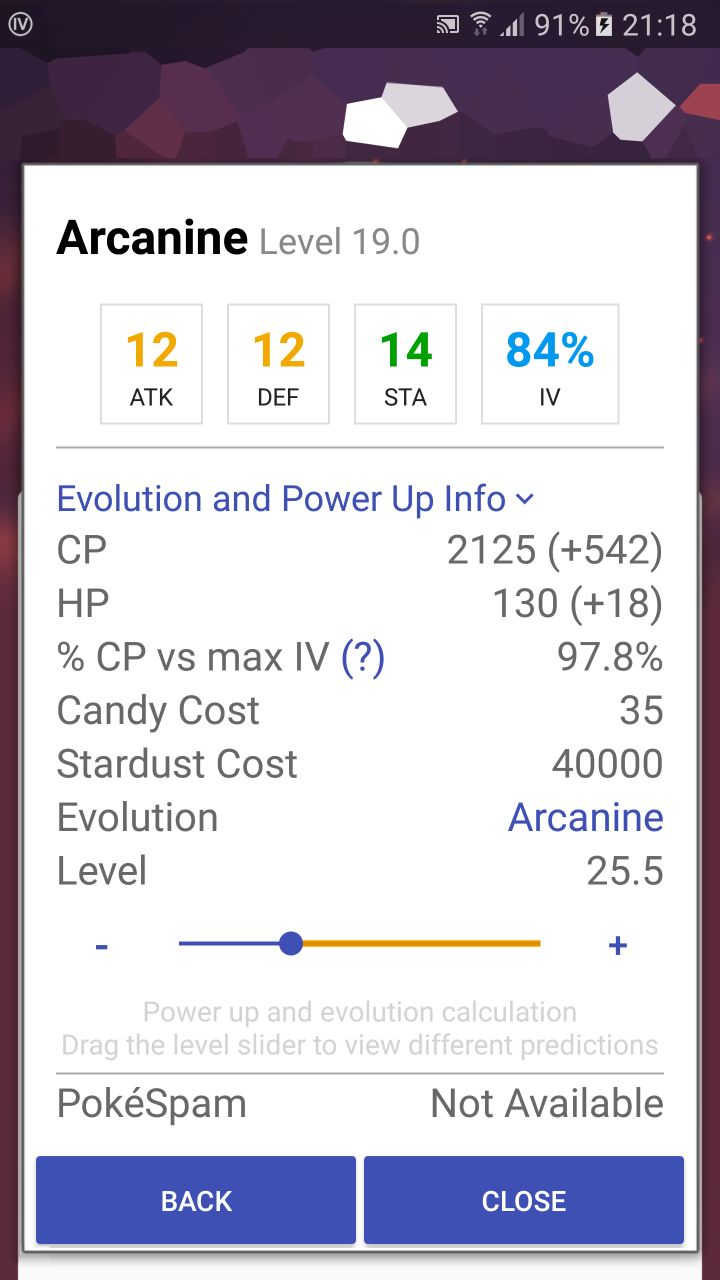 GoIV (Pokemon IV Calculator) screenshot #3