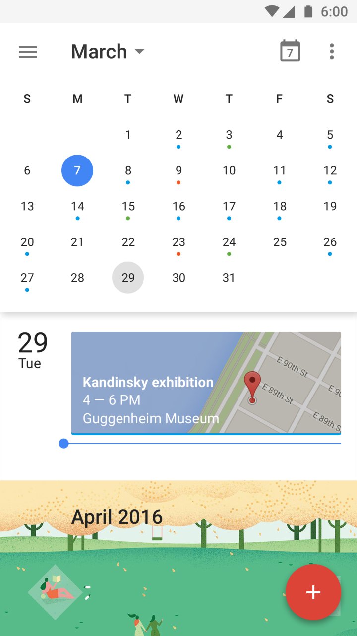 Google Calendar screenshot #1