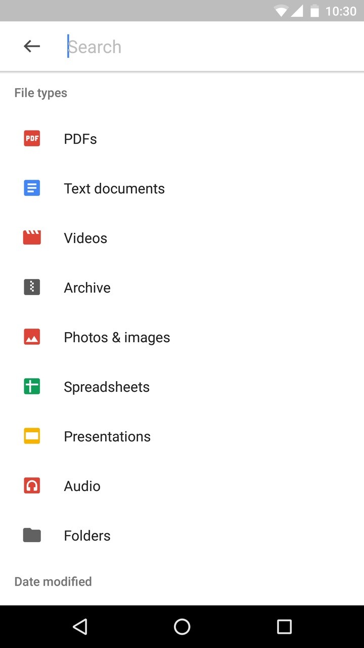 Google Drive screenshot #1