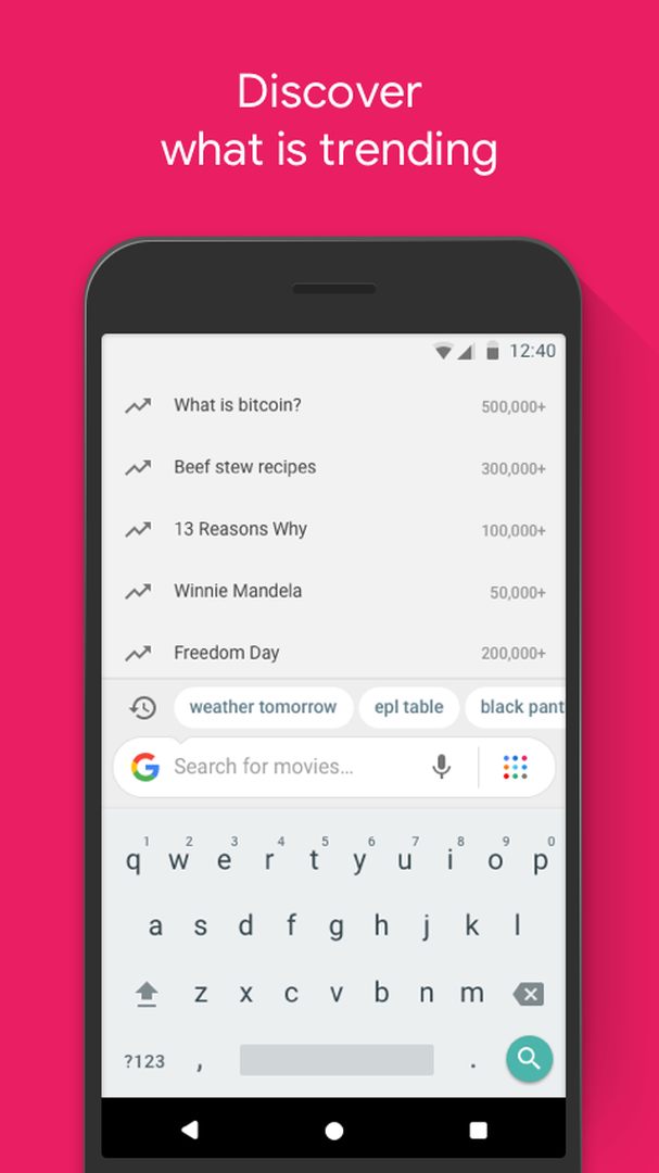 Google Go: A lighter, faster way to search screenshot #0