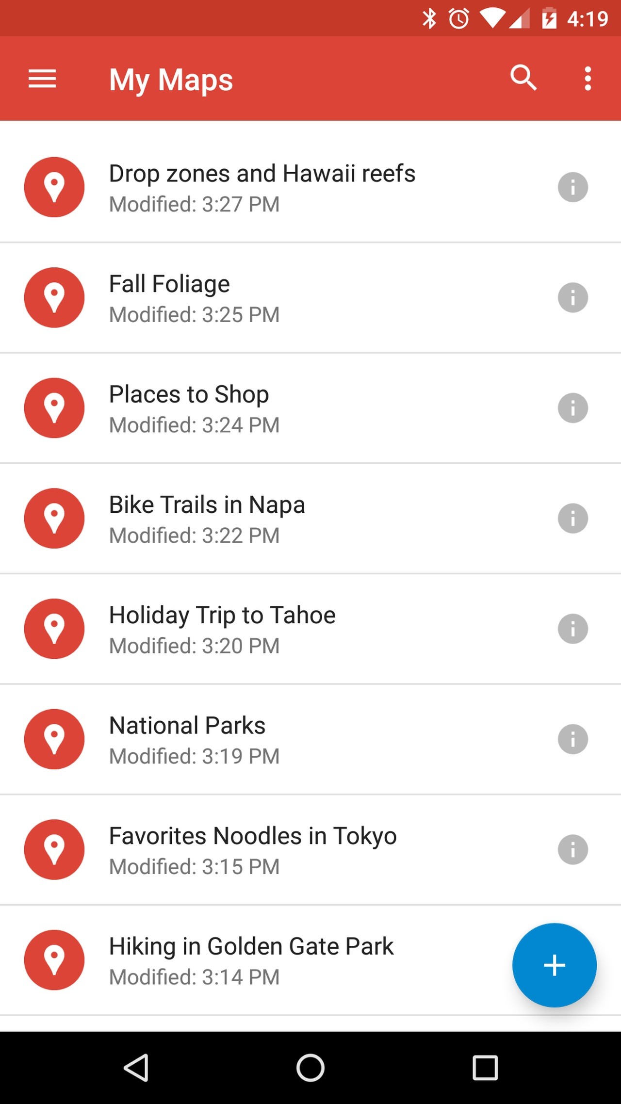 Google My Maps screenshot #0
