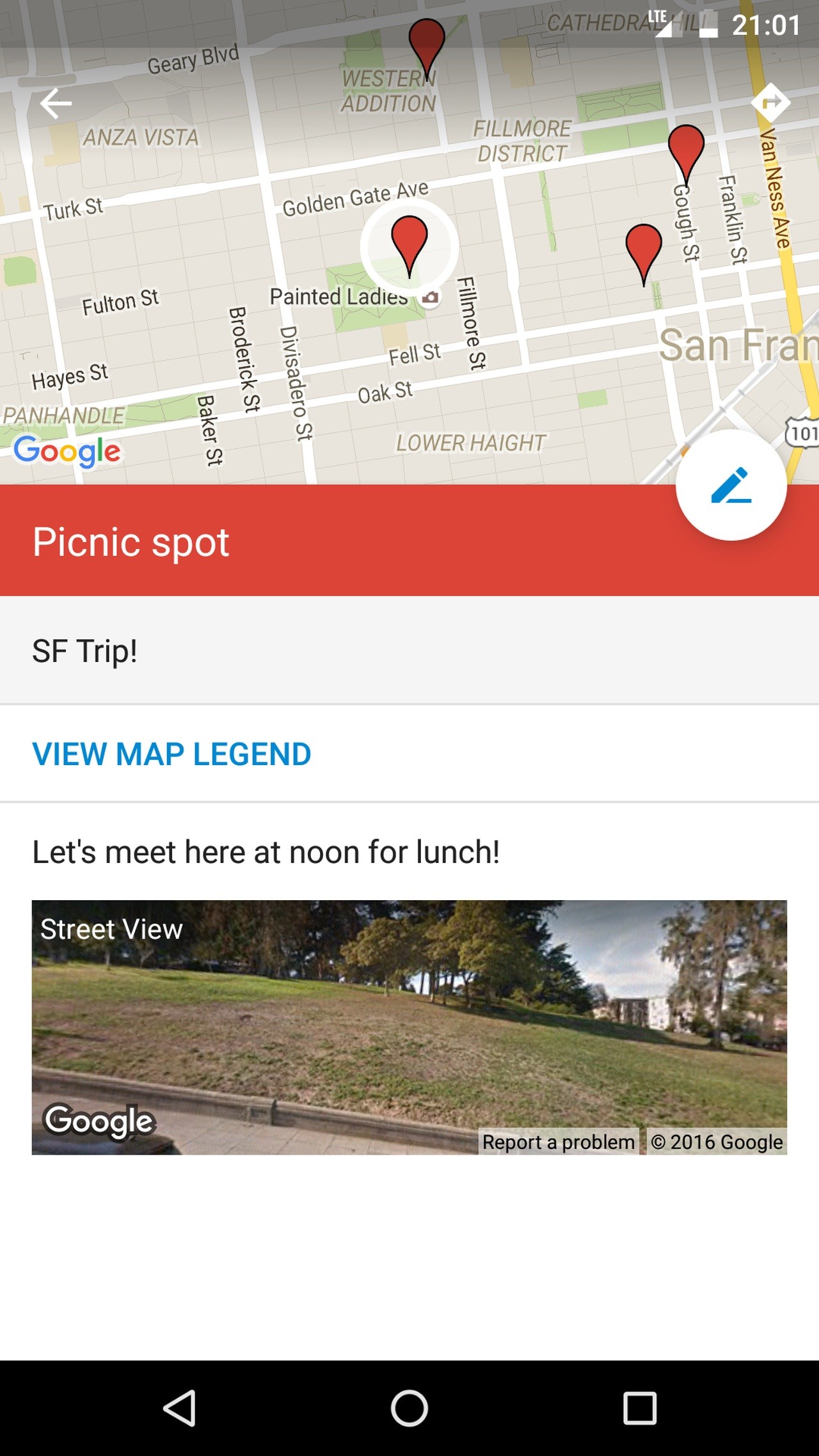 Google My Maps screenshot #2