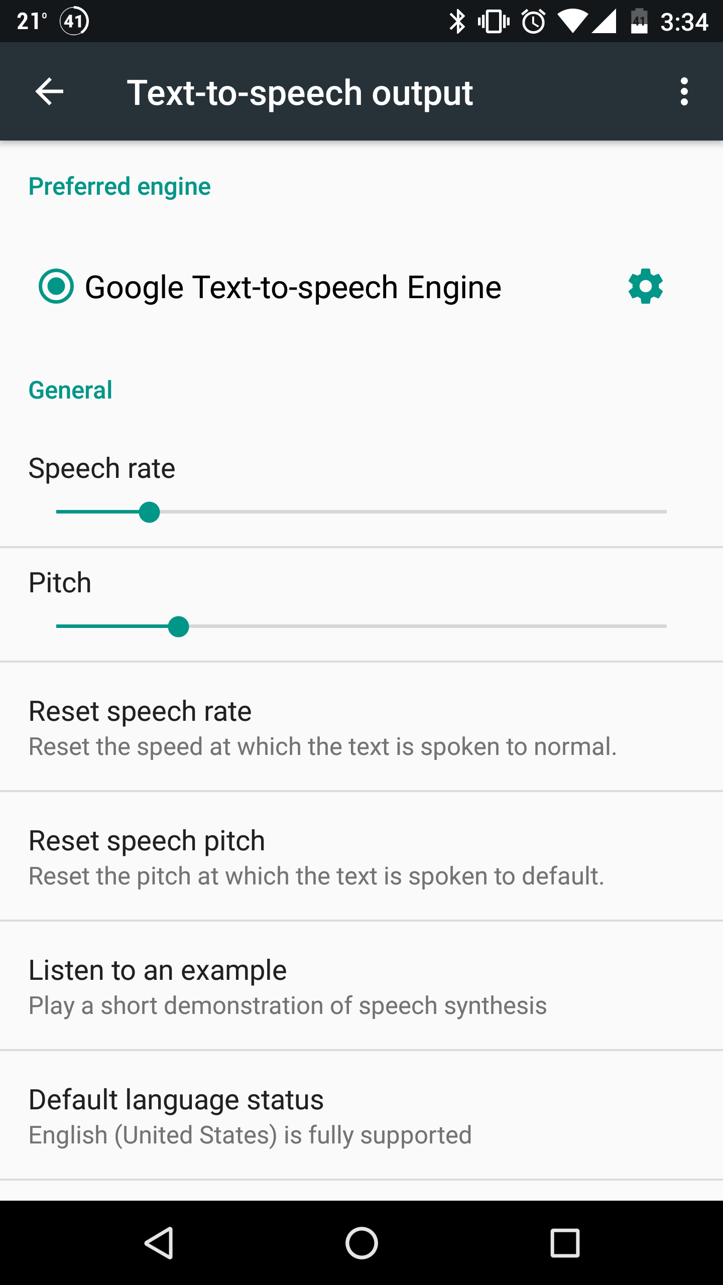Google Text-to-speech screenshot #0
