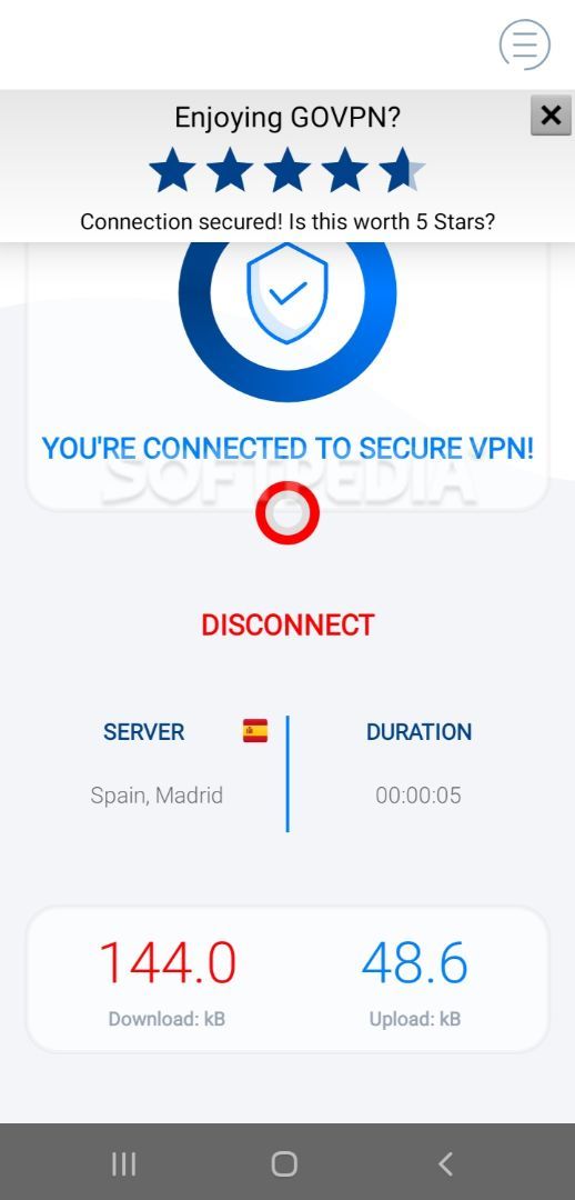 VPN free & secure fast proxy shield by GOVPN screenshot #3