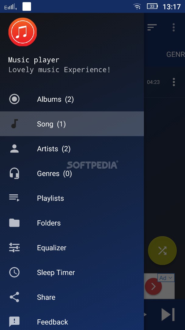 Green Apple Studio MP3 Player screenshot #0
