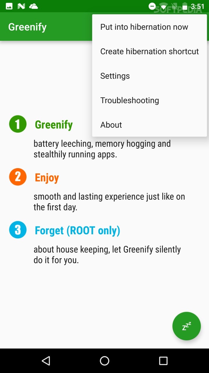 Greenify screenshot #1