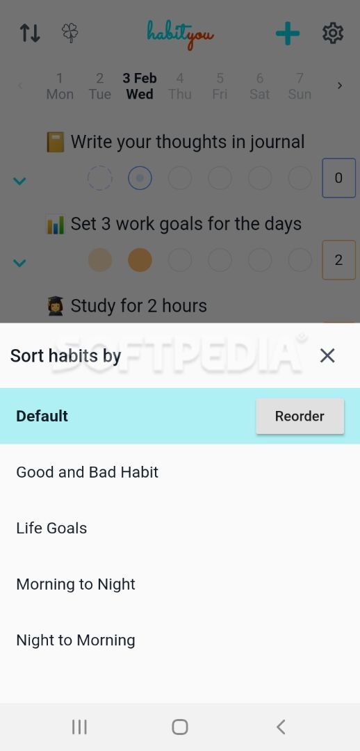 HabitYou : Habit Tracker, Journal, Planner, Goals screenshot #4