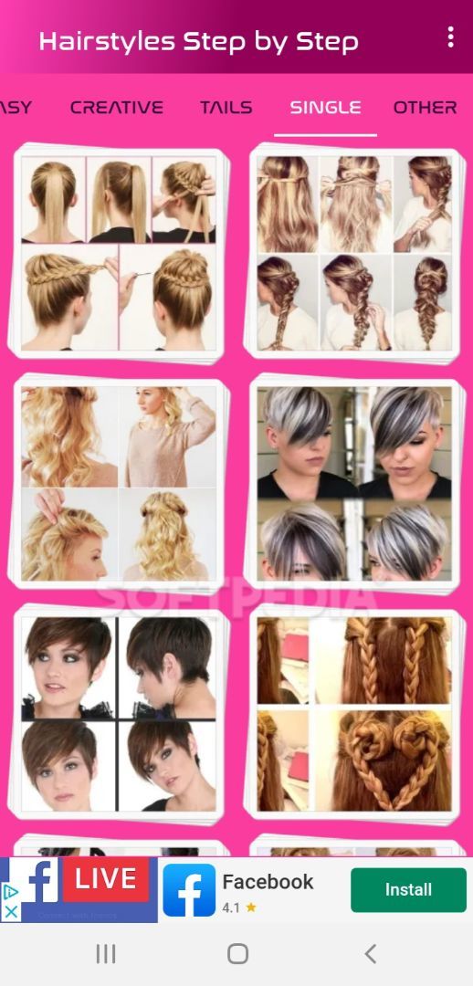 Hairstyles Step by Step DIY screenshot #3