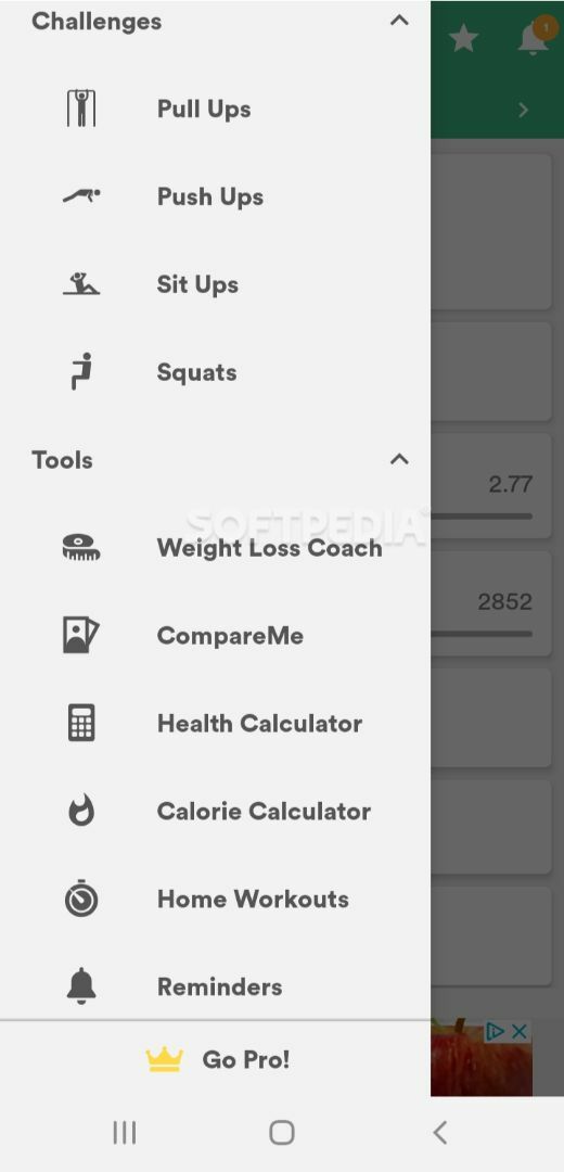 Health & Fitness Tracker with Calorie Counter screenshot #1