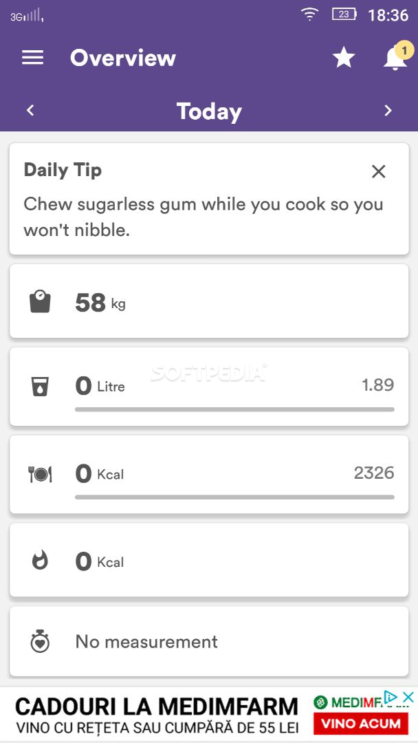 Health Mate - Calorie Counter & Weight Loss App screenshot #1