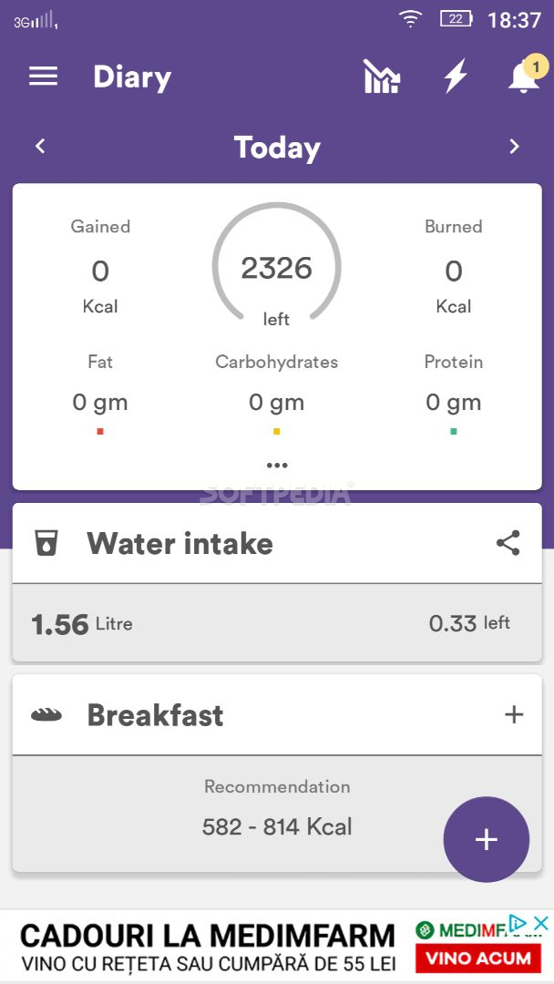 Health Mate - Calorie Counter & Weight Loss App screenshot #2