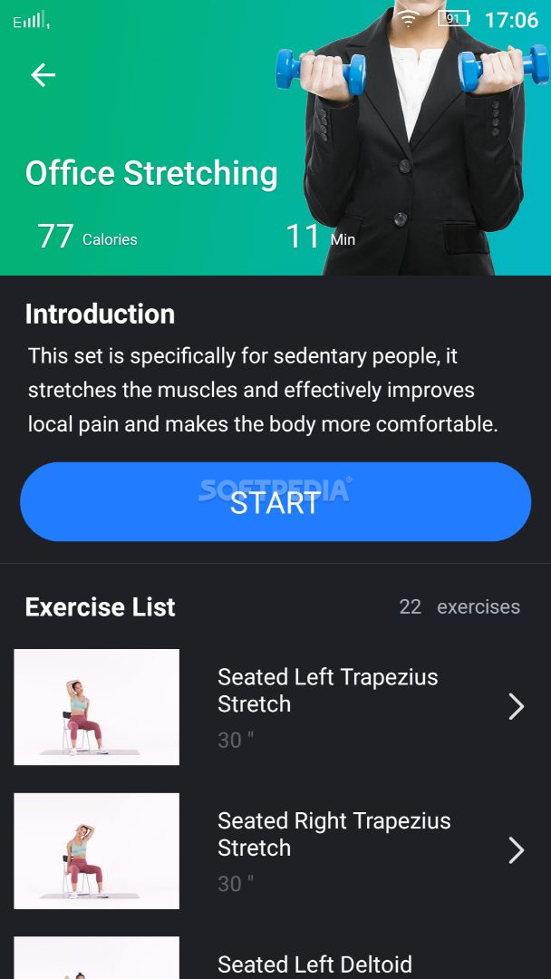 HealthFit - Abs Workout with No Equipment Needed screenshot #1