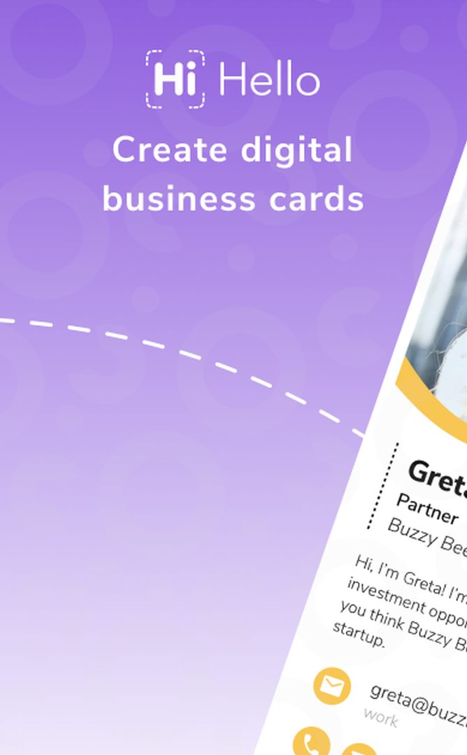 HiHello Digital Business Cards and Card Reader App screenshot #5