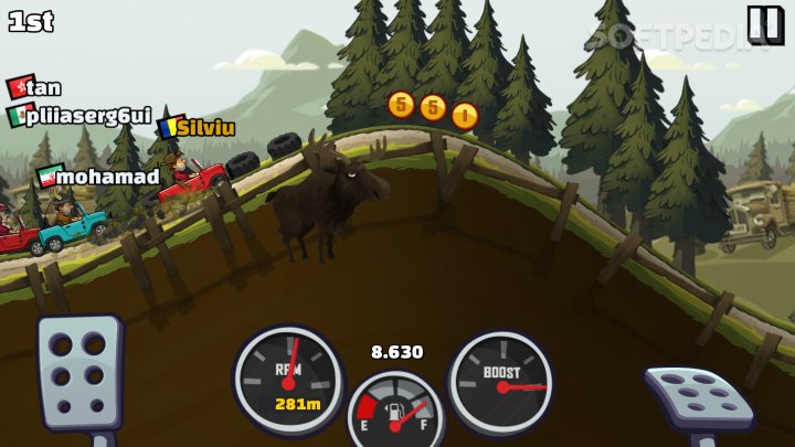 play my ongoing hill climb racing 2 to my facebook