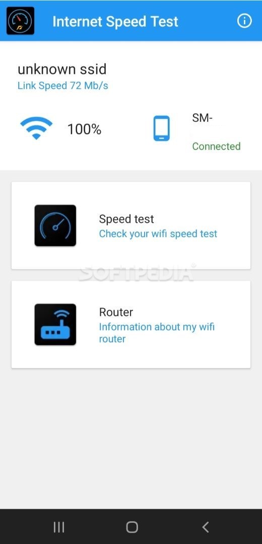 Internet Speed Test by Magdalm screenshot #0