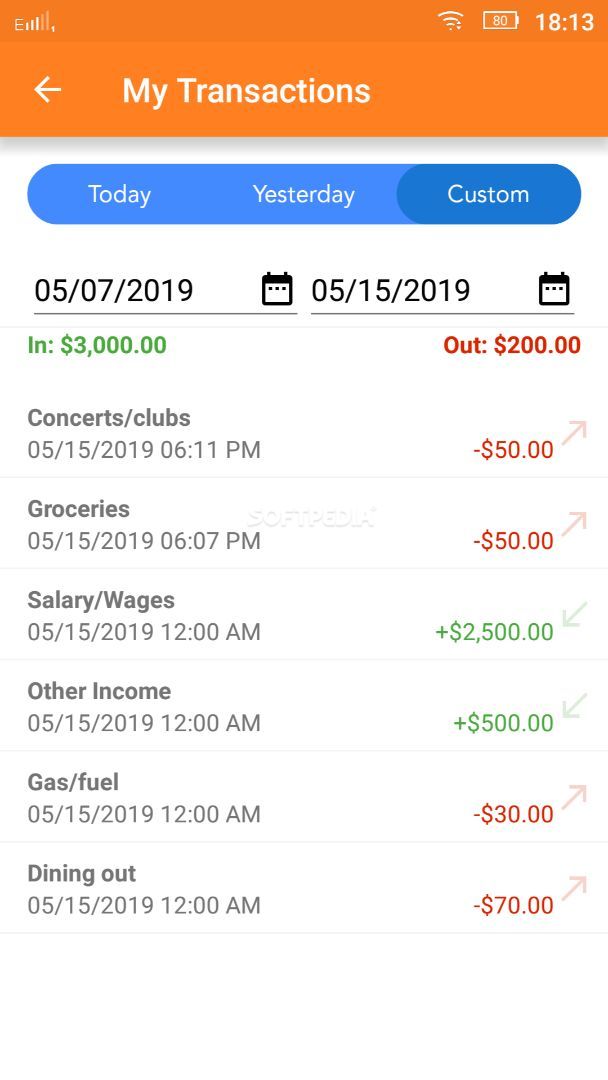 daily expenses license apk