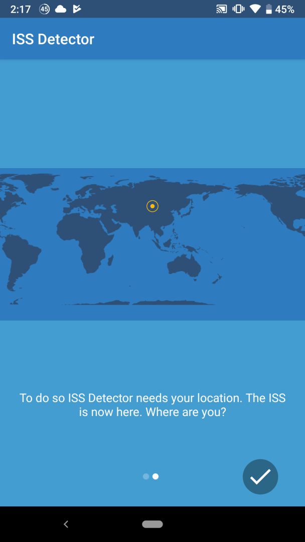 ISS Detector Satellite Tracker screenshot #1