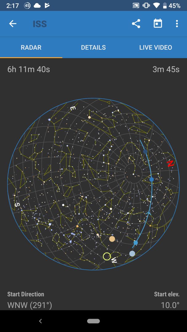 ISS Detector Satellite Tracker screenshot #4