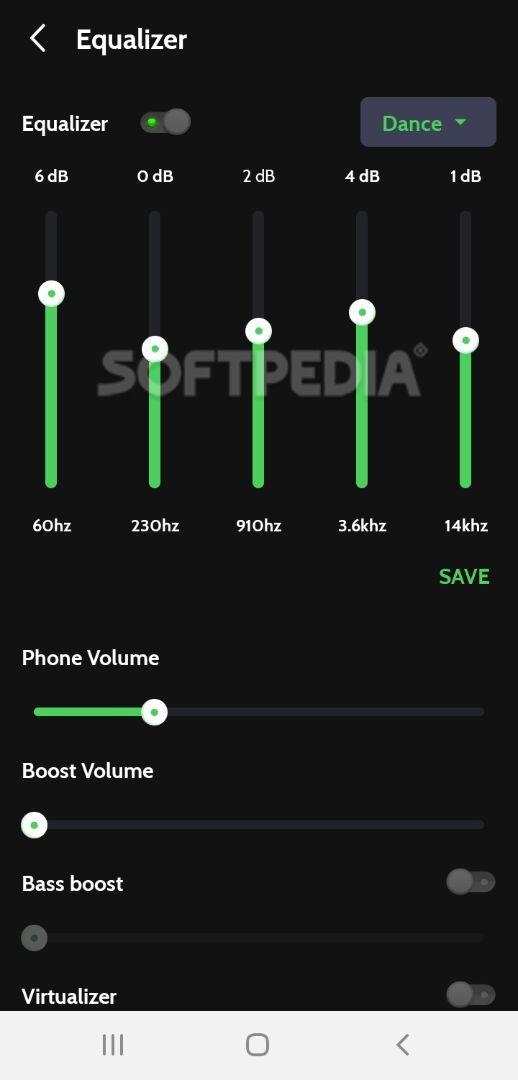 Volume Booster & Sound Enhancer Music Player screenshot #5