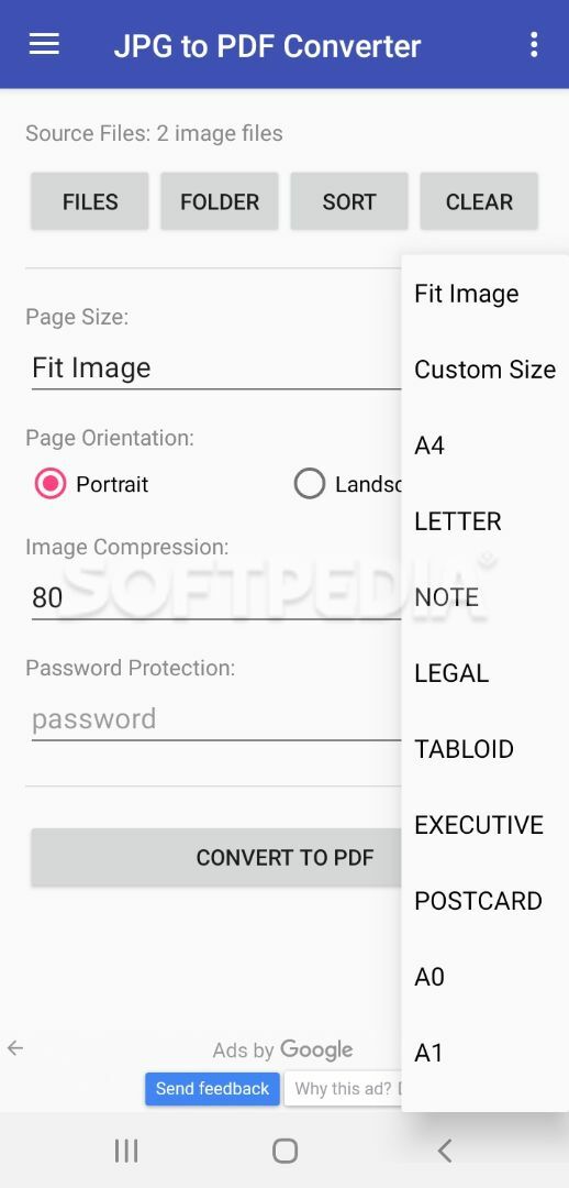 JPG to PDF Converter screenshot #1