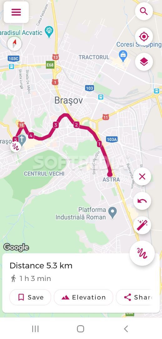 Just Draw It! - Route planner & distance finder screenshot #1