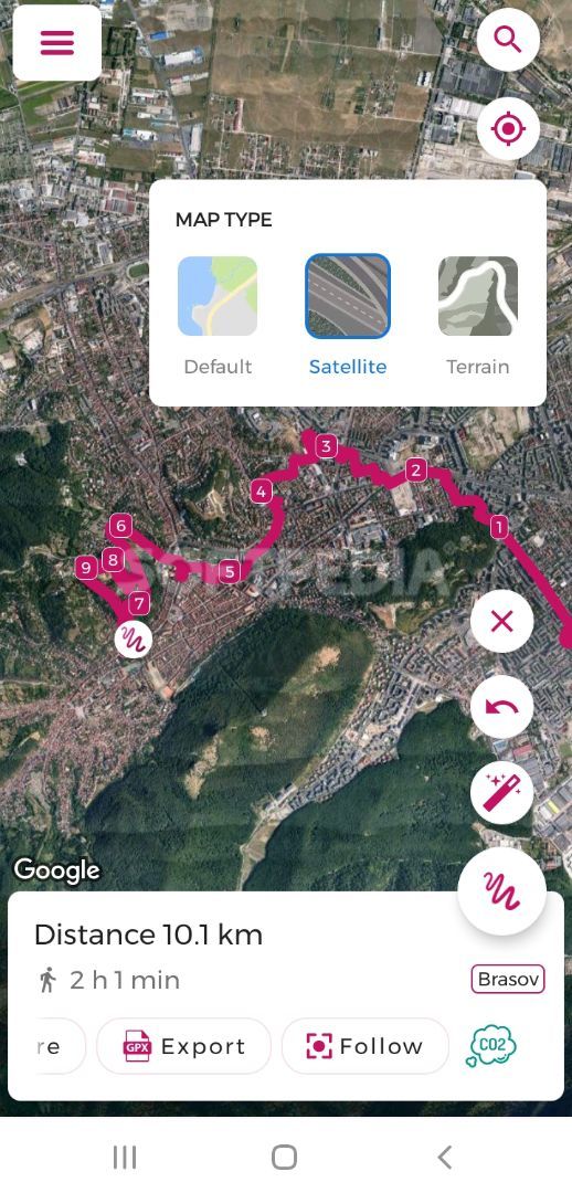 Just Draw It! - Route planner & distance finder screenshot #5