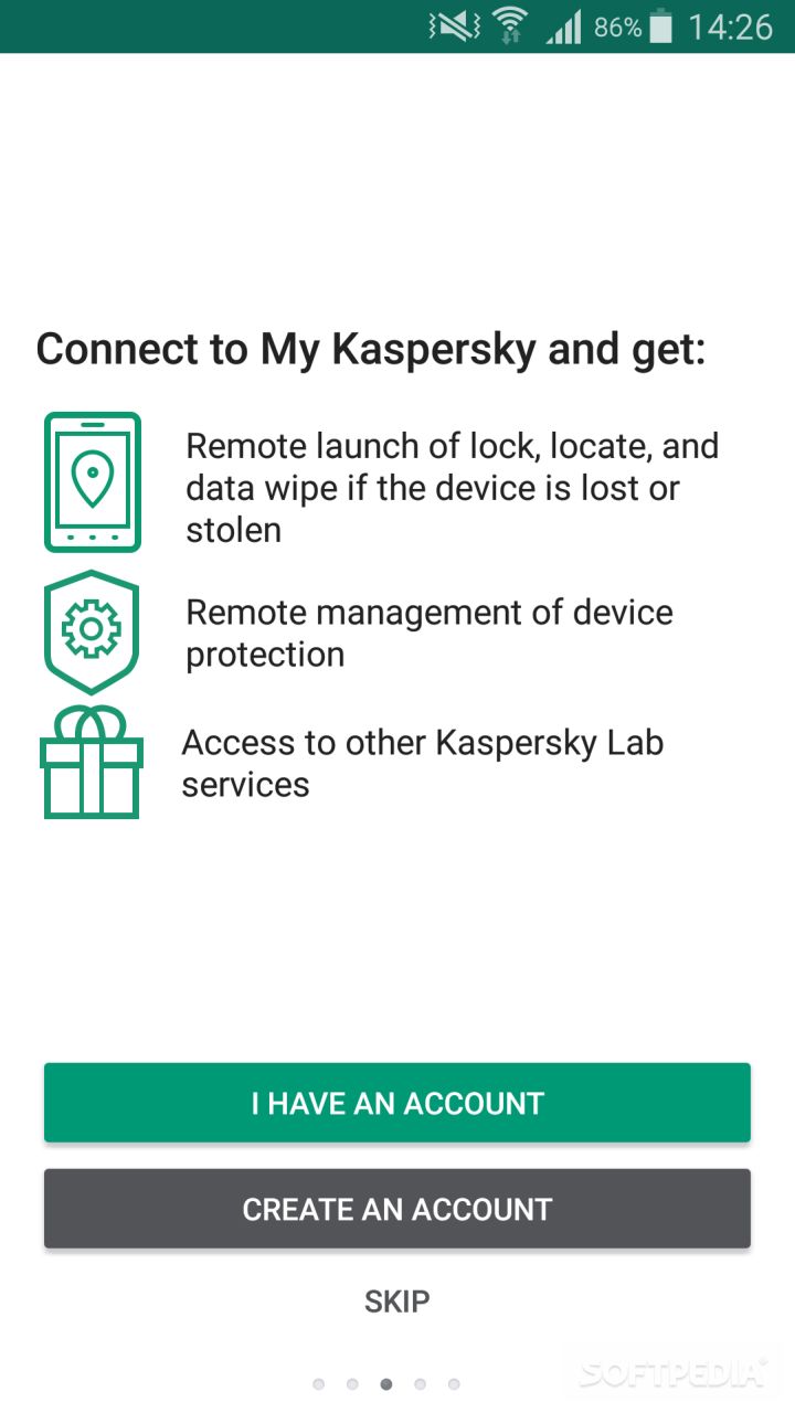 Kaspersky Mobile Antivirus screenshot #3