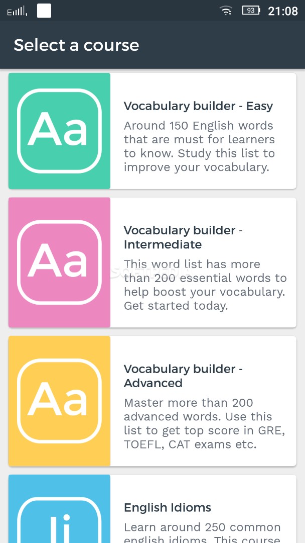 Improve English: Vocabulary, Grammar, Word Games screenshot #0
