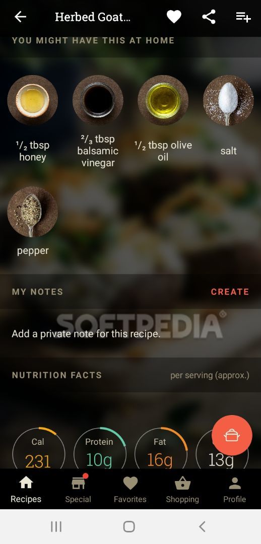 KptnCook - recipes and healthy cooking screenshot #2
