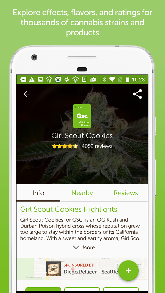 Leafly Marijuana Reviews screenshot #0