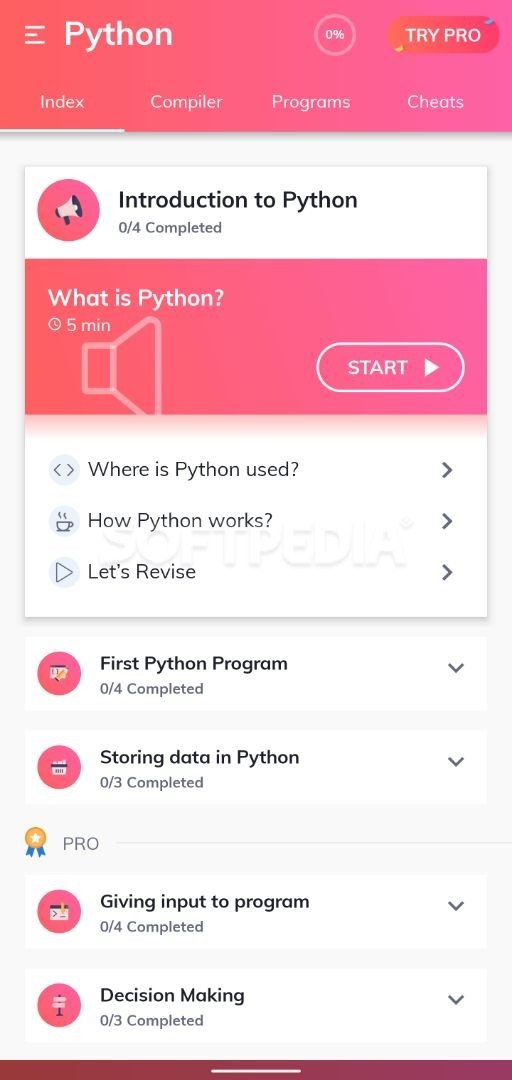 Learn Python screenshot #0