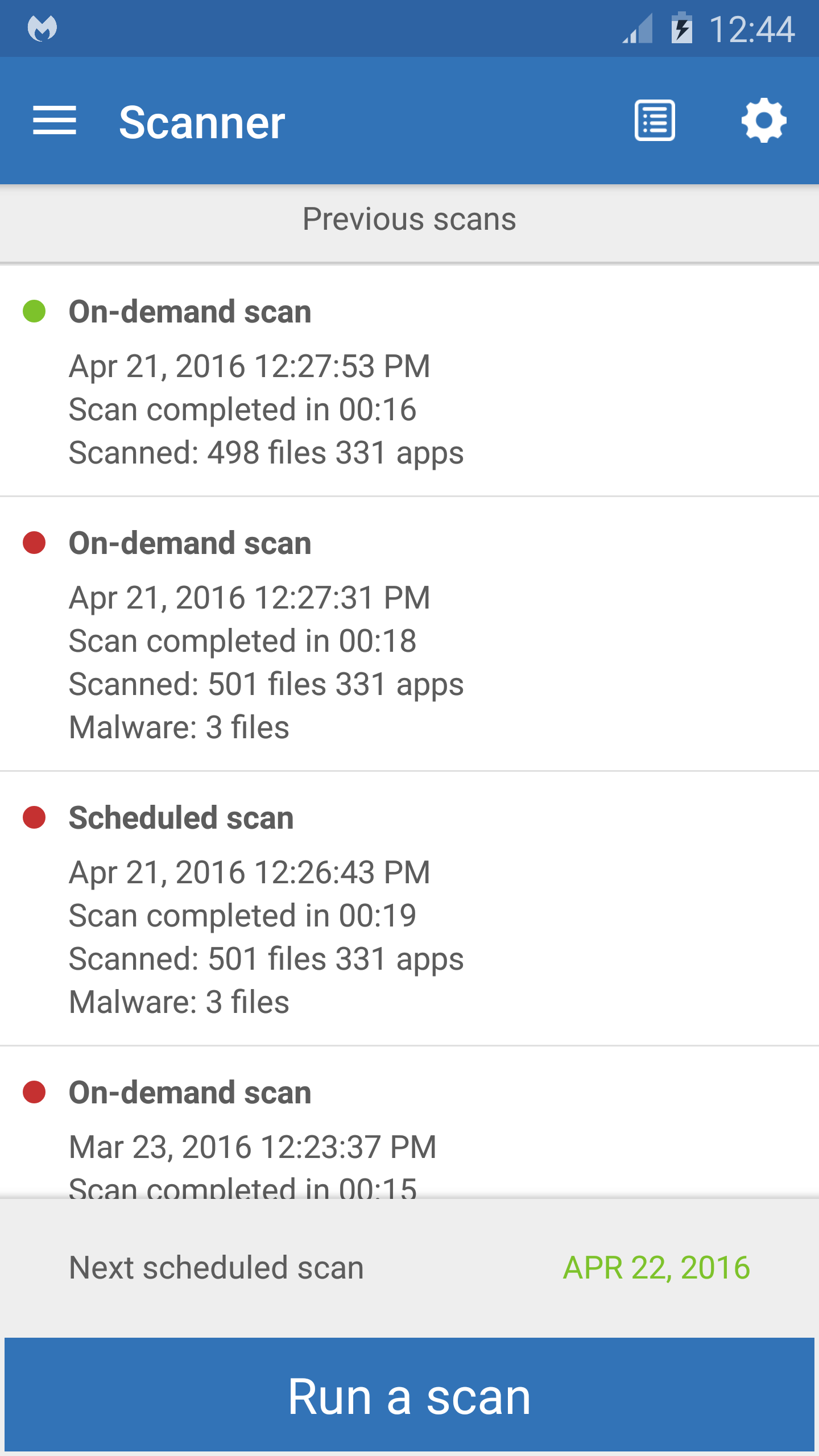 Malwarebytes Anti-Malware screenshot #2