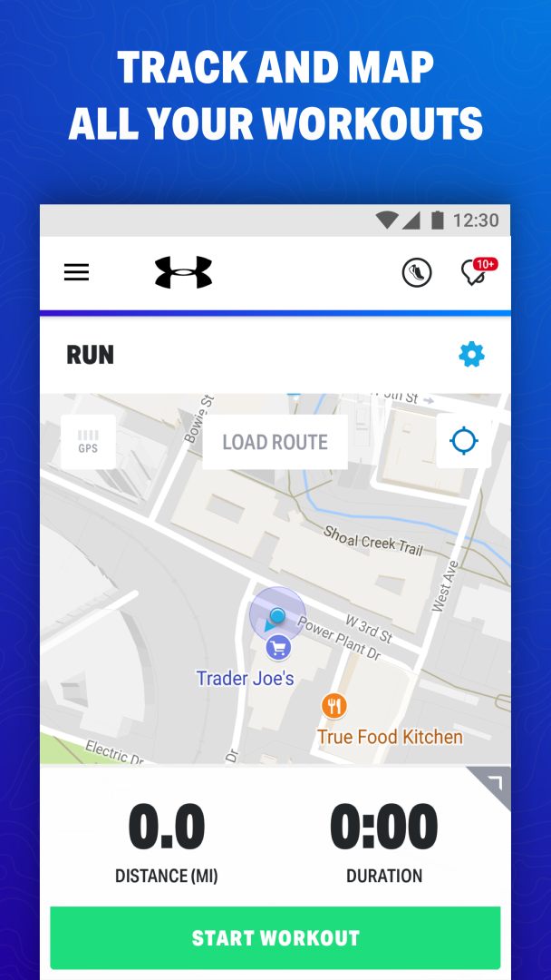 map my fitness workout trainer
