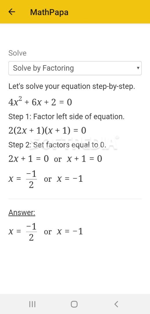 MathPapa - Algebra Calculator screenshot #3