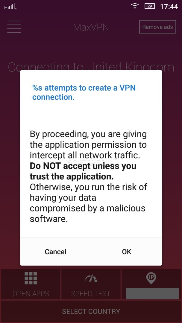 MaxVPN - Free Fast Connect & Unlimited VPN client screenshot #3