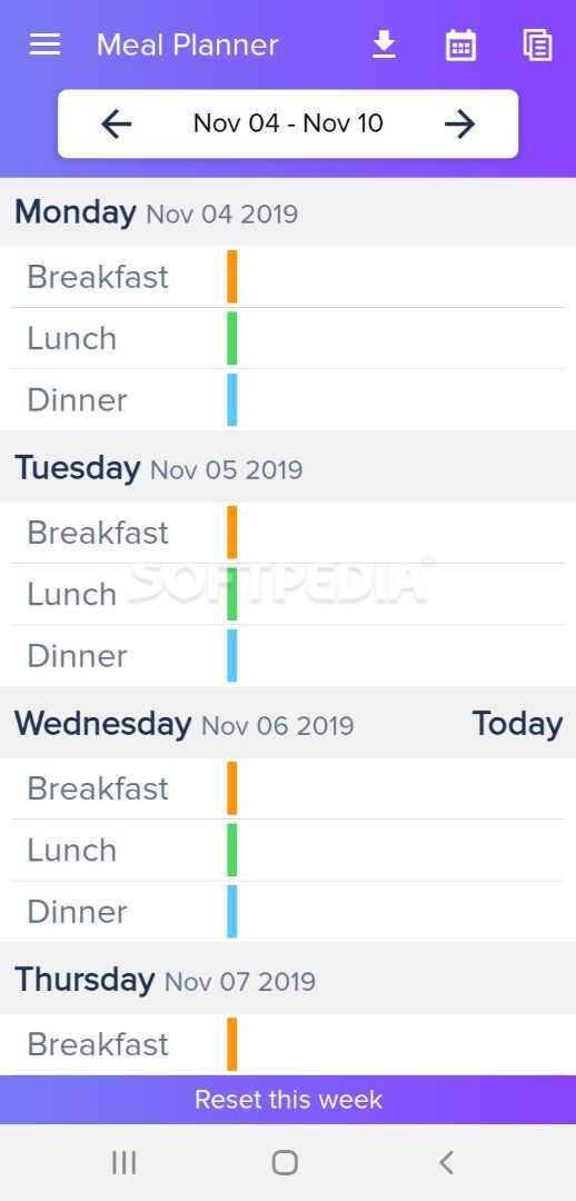 Meal Planner – Shopping List screenshot #0