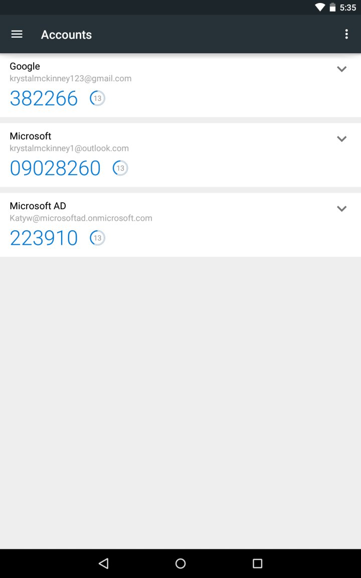 Microsoft Authenticator screenshot #0