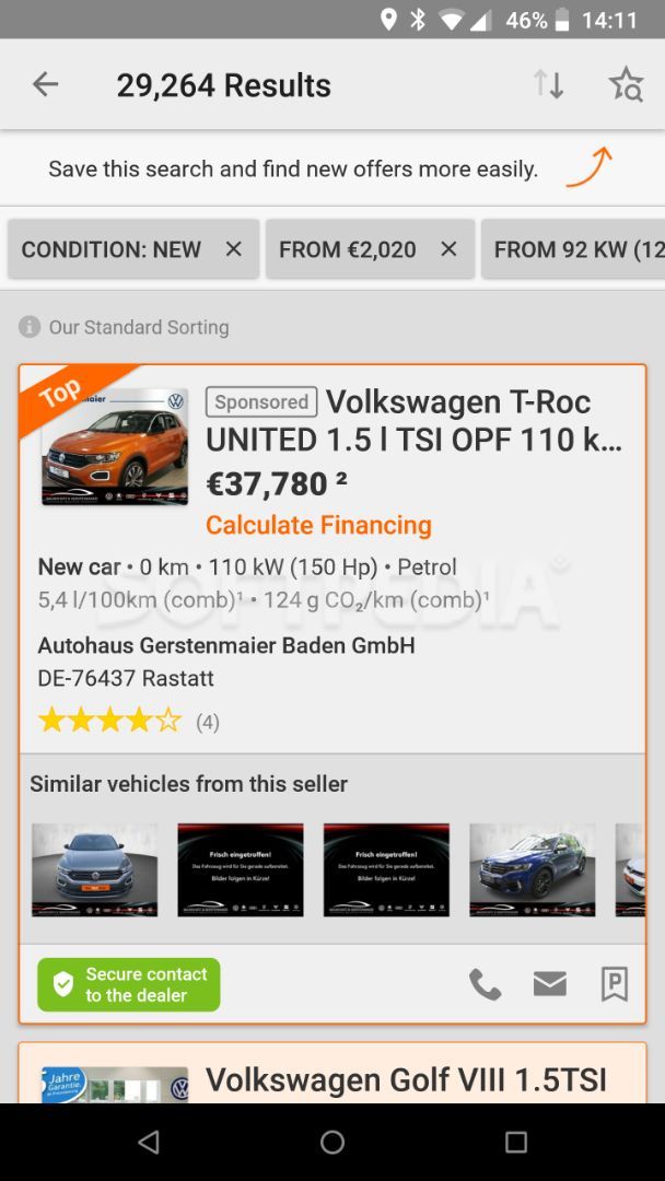mobile.de – Germany‘s largest car market screenshot #3