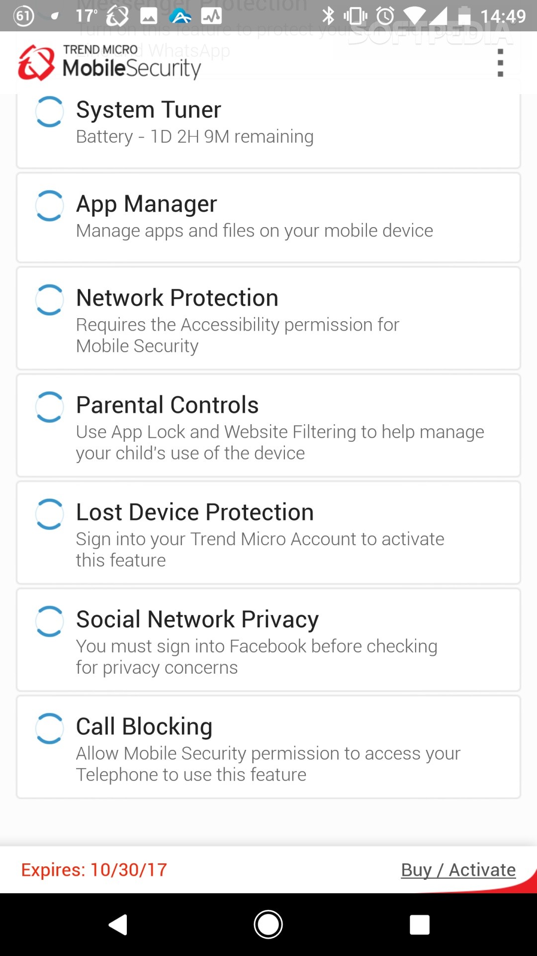 Mobile Security & Antivirus screenshot #1