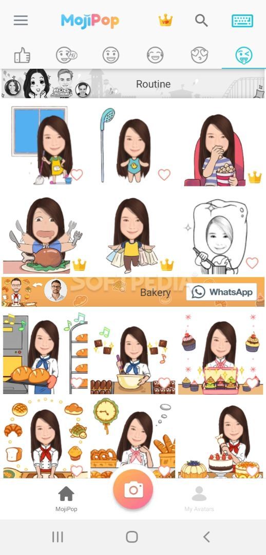 MojiPop - My Personal Emoji Keyboard & Camera screenshot #5