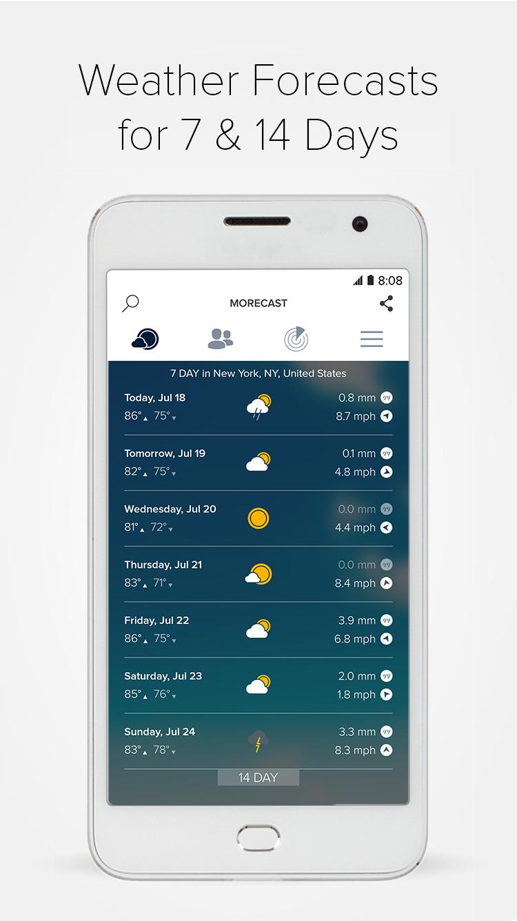 Weather Forecast, Radar & Widgets screenshot #1