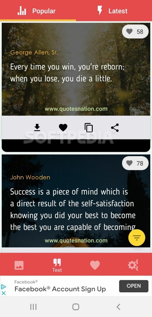 Motivational Quotes - Daily Quote & Status Message screenshot #5