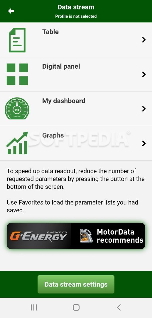 MotorData OBD Car Diagnostics. ELM OBD2 scanner screenshot #1
