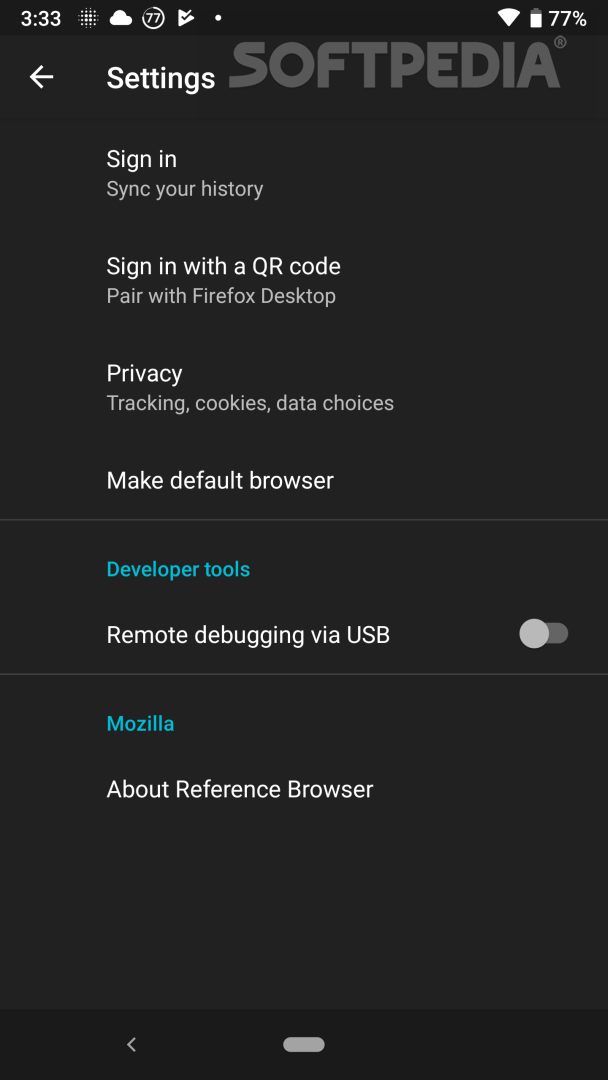 Mozilla Reference Browser screenshot #4