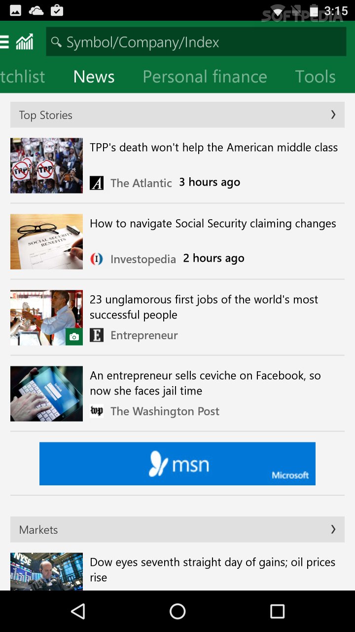 MSN Money screenshot #4