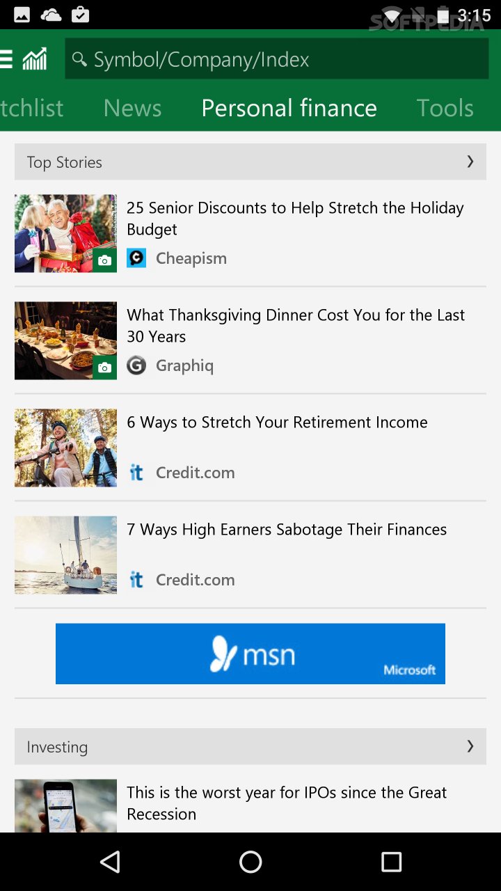 MSN Money screenshot #5