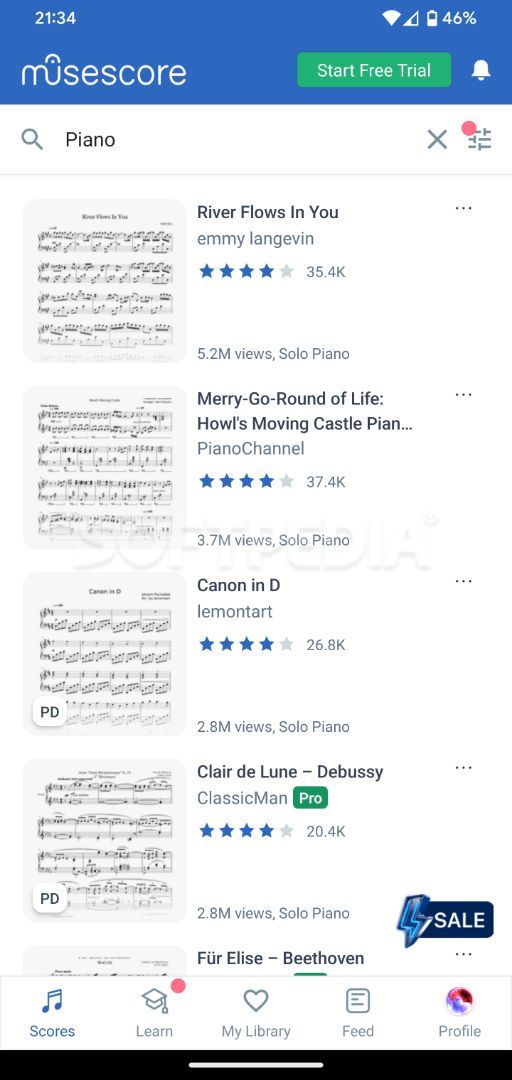 MuseScore: view and play sheet music screenshot #4
