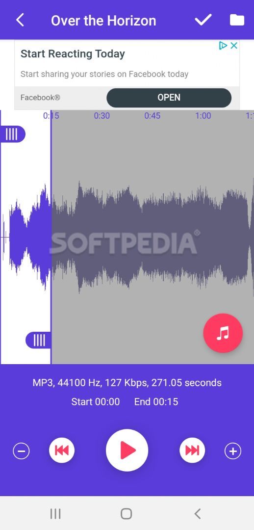 Music Editor - MP3 Cutter and Ringtone Maker screenshot #2
